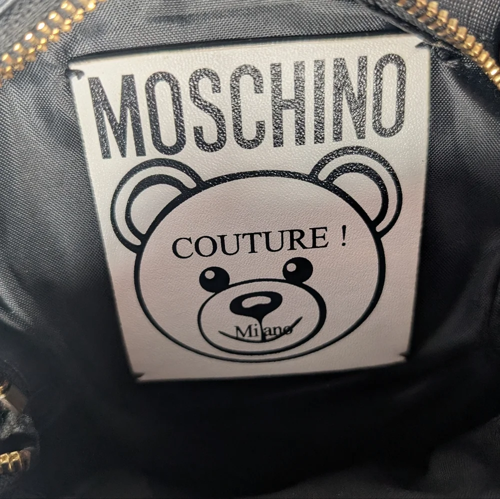 Moschino Teddy Bear Backpack leather